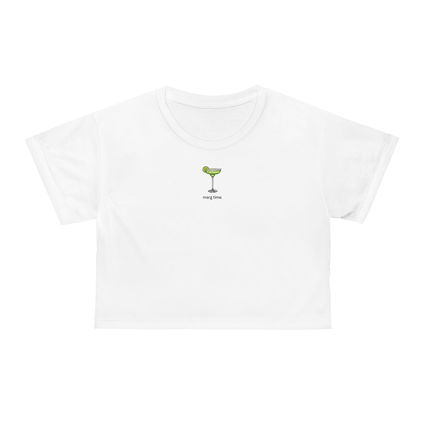 Marg Time Crop Top Tee