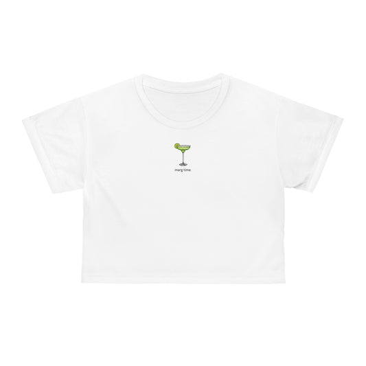 Marg Time Crop Top Tee